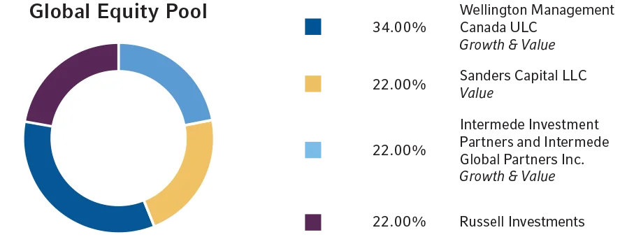 Global Equity Pool Allocation Chart