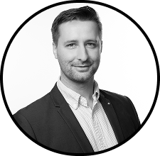 Professional man in formal attire