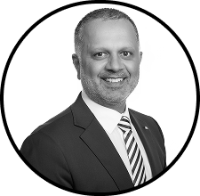 Professional man in formal business attire