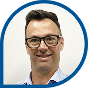 Man in formal shirt with glasses