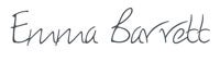 Handwritten signature of Emma Barrett