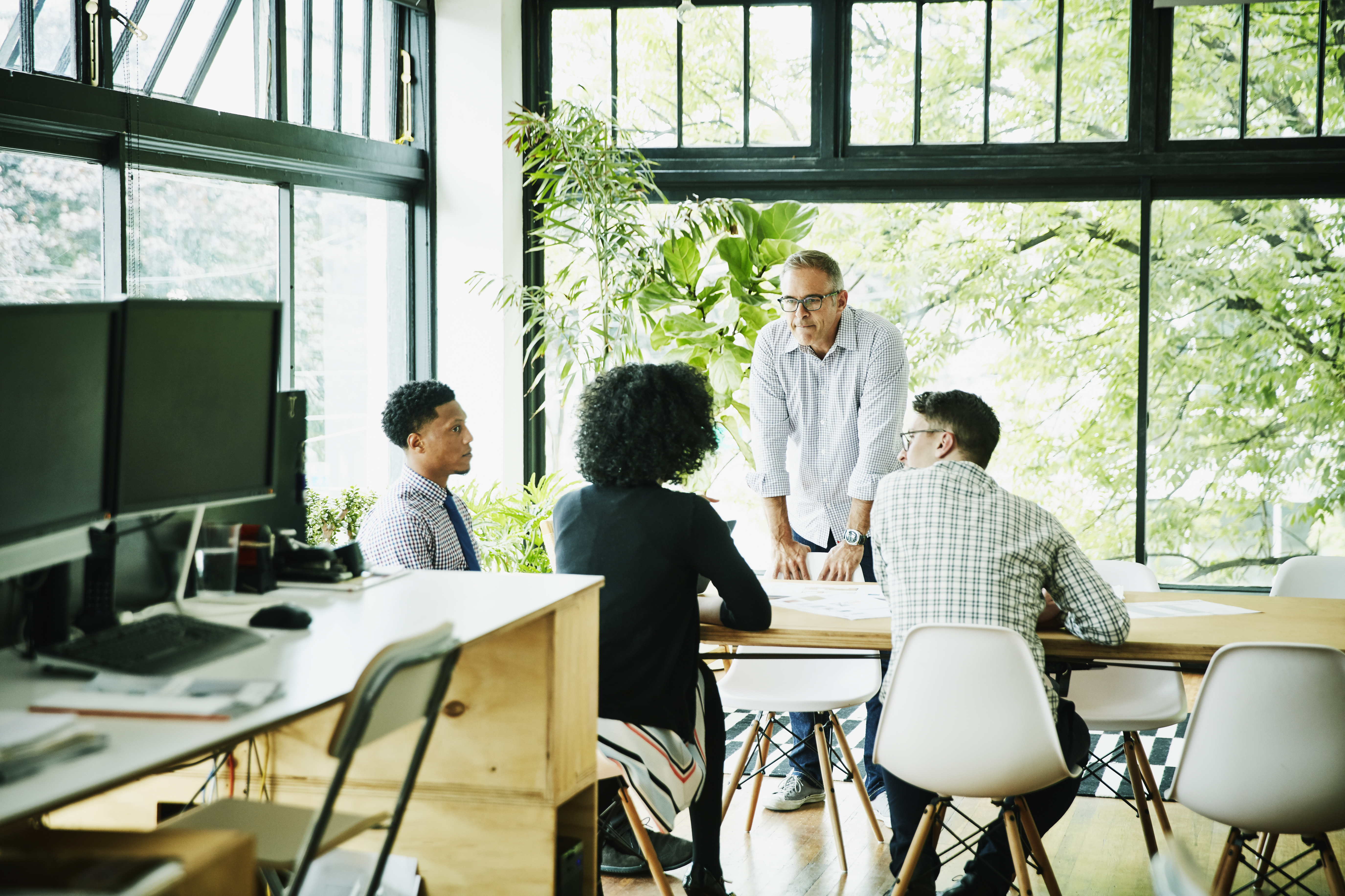 casual business meeting